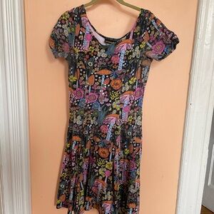 Nooworks ChaCha Dress in Magical Mushrooms